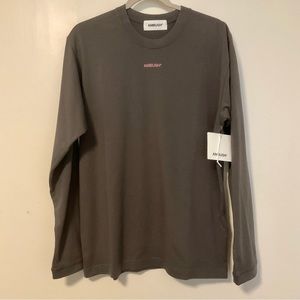 Ambush Limited Edition Logo Long Sleeve T-shirt In Dgrey/pink
